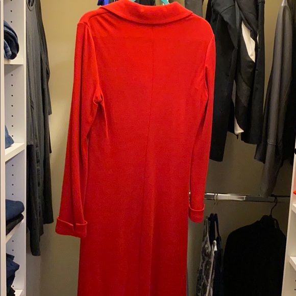 Diane Von Furstenberg Red Knit Dress - Picture 9 of 11